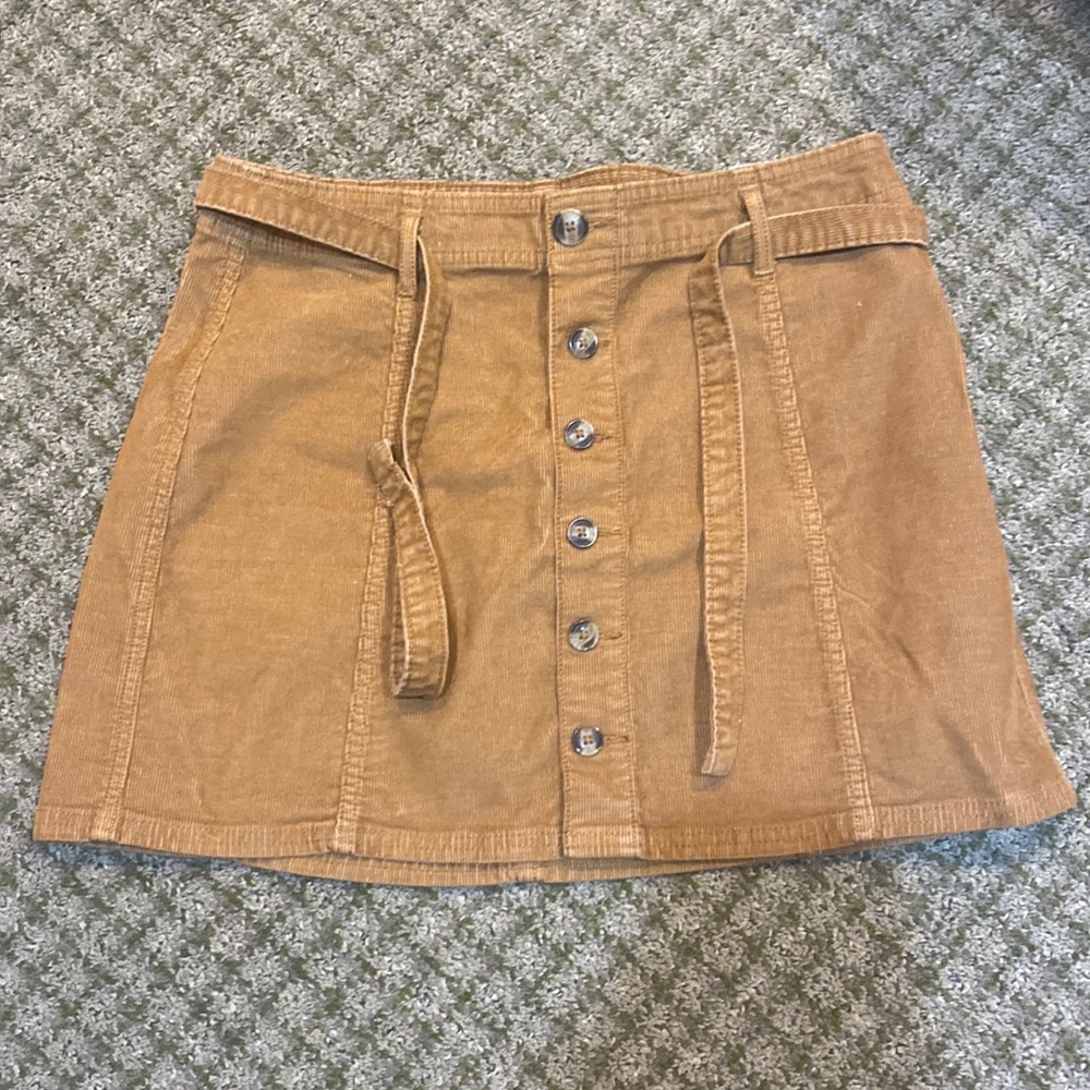 NWT corduroy high rise A line skirt size 10